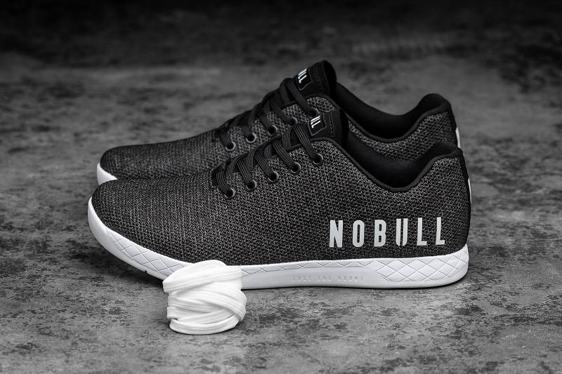 Black Nobull Heather Men's Trainers | CA U1213Z